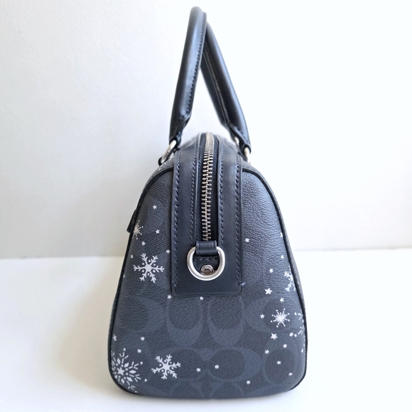 Coach Snowflake Rowan Satchel - Picture 5 of 15
